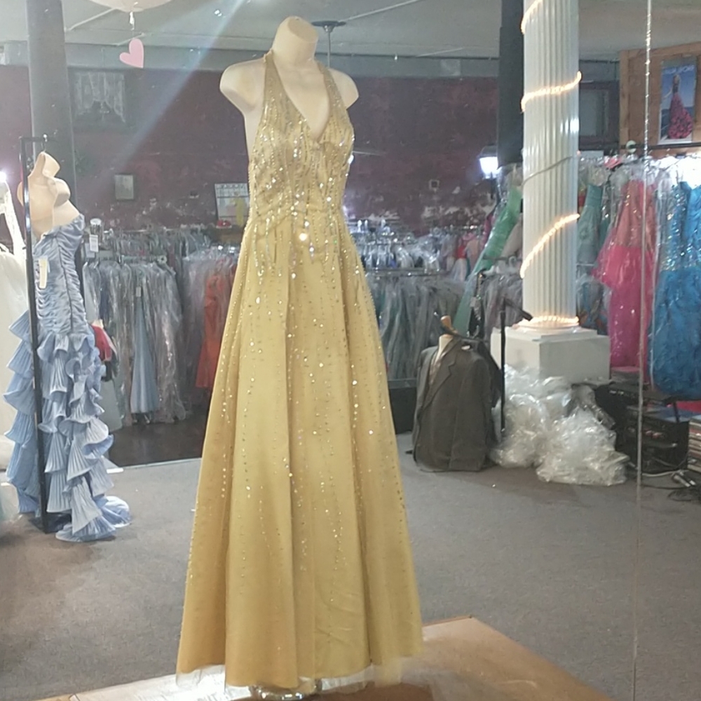 Precious Formals A line Prom dress